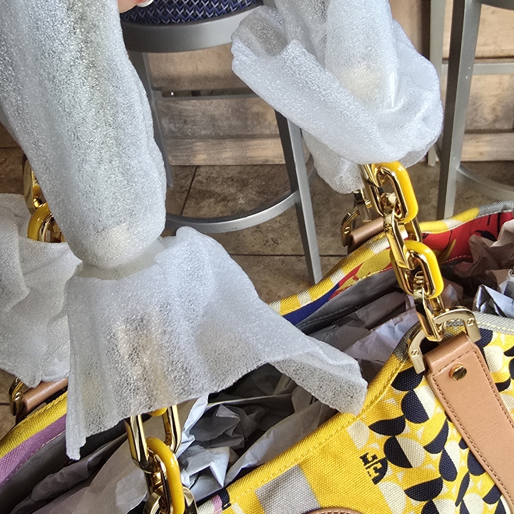 Tory Burch Multicolor Patchwork Tote - image 5